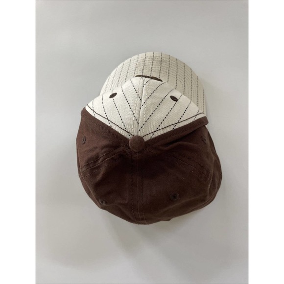 Vintage New Era MLB Boston Red Sox Fitted Hat Rare Flex Size Small Brown White - Picture 3 of 10